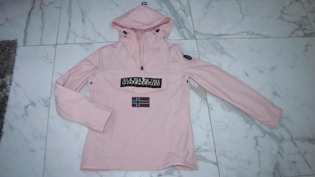 36 NAPAPIJRI zomerjas anorak, Ophalen of Verzenden, Zo goed als nieuw, Maat 36 (S), Roze