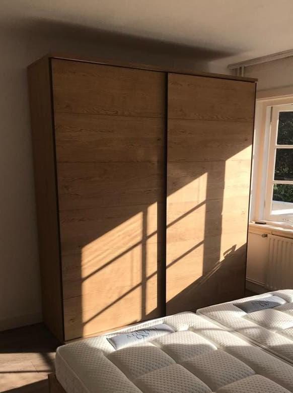 Kledingkast Nature -200x223x61, Huis en Inrichting, Ophalen, Met deur(en), 200 cm of meer, Modern strak