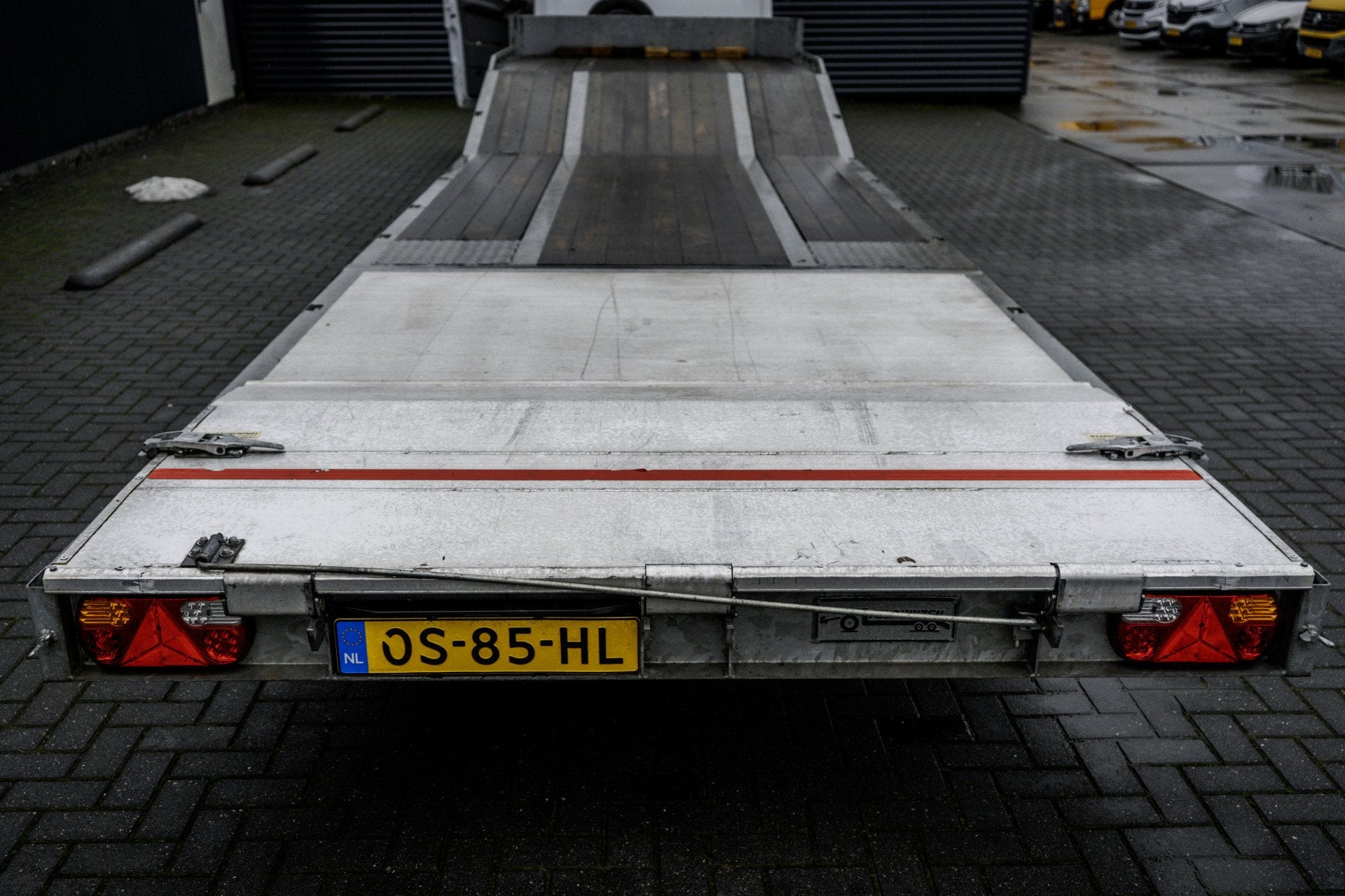 VELDHUIZEN P45-1 | Be Oplegger 5T | Semi knik dieplader | LV, Auto's, Overige brandstoffen, Origineel Nederlands, Bedrijf, Aanhangers en Opleggers