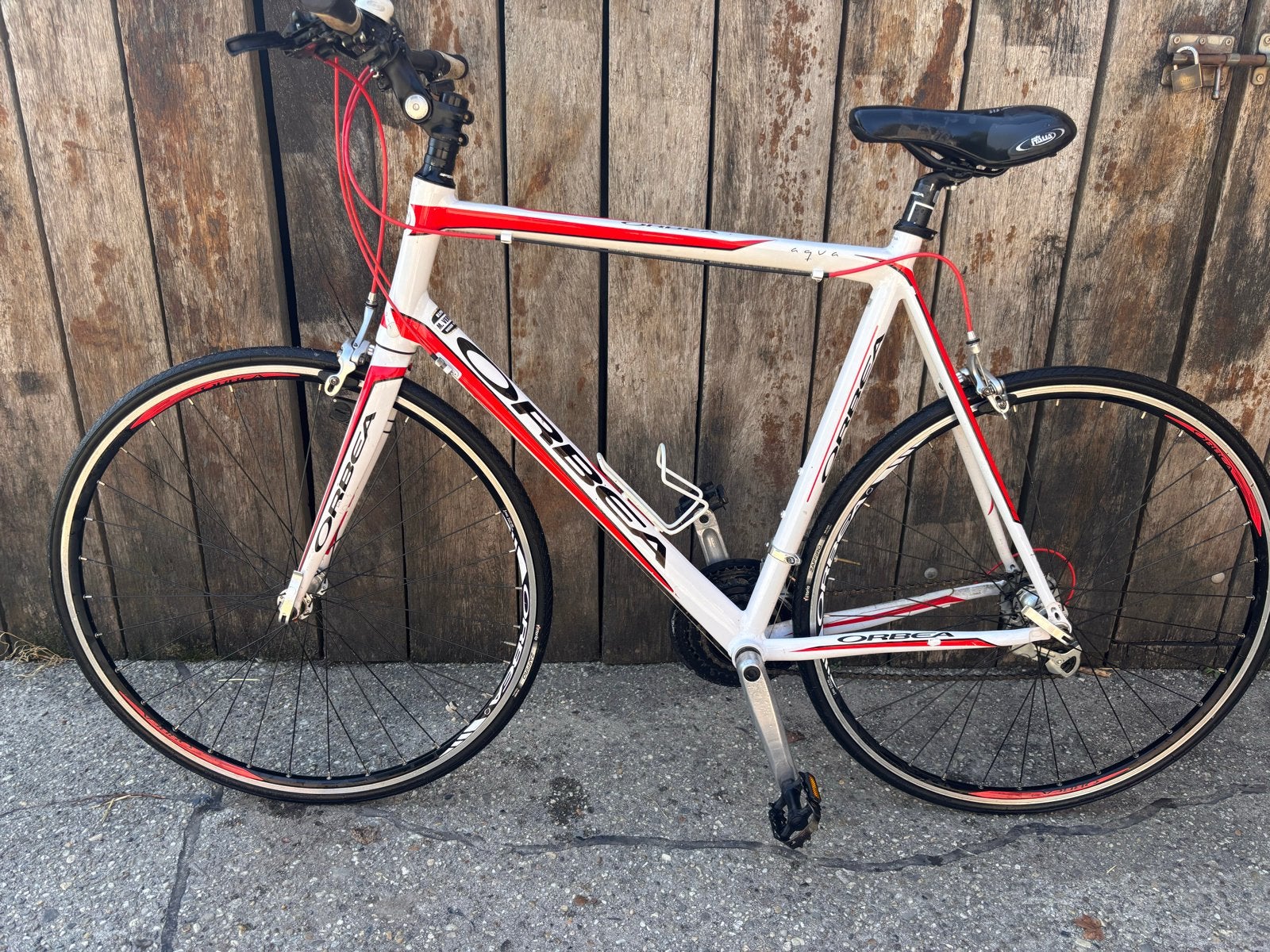 Orbea Aqua Racefiets - Wit/Rood - Shimano Afmontage, Overige merken, 28 inch, Gebruikt, Aluminium