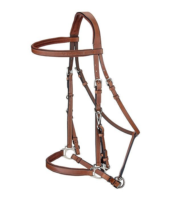 hoofdstel trekking echt leder, Hoofdstel, Bruin, Recreatie, Ophalen of Verzenden
