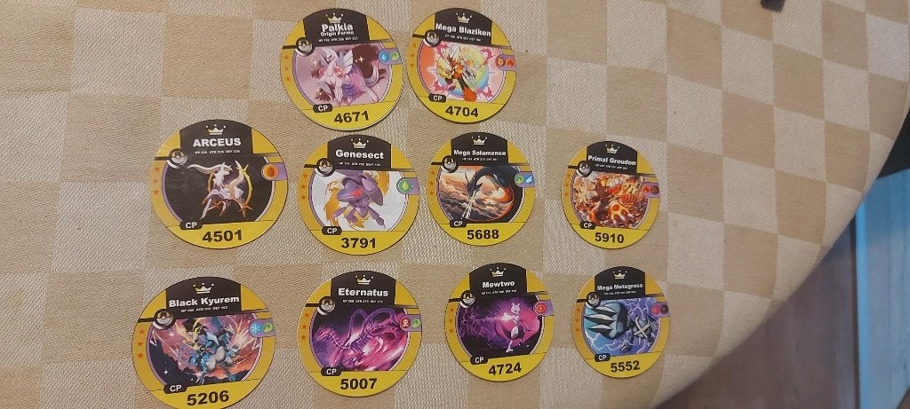 pokemon medaillon battle flippos oa Palkia Arceus Genesect, Ophalen of Verzenden, Nieuw, Overige typen