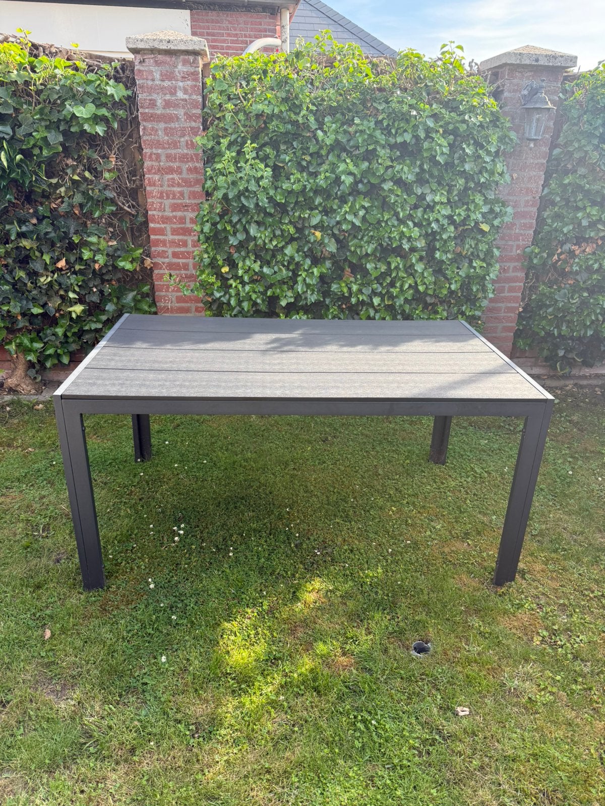 Tuintafel Maderup, Tuin en Terras, Tuintafels, Ophalen, Zo goed als nieuw, Rechthoekig, Aluminium