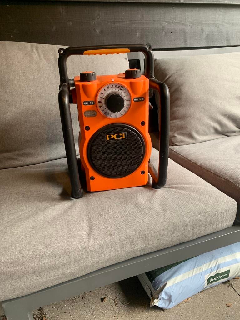 Bouwradio, Audio, Tv en Foto, Radio's, Ophalen, Zo goed als nieuw, Bouwradio