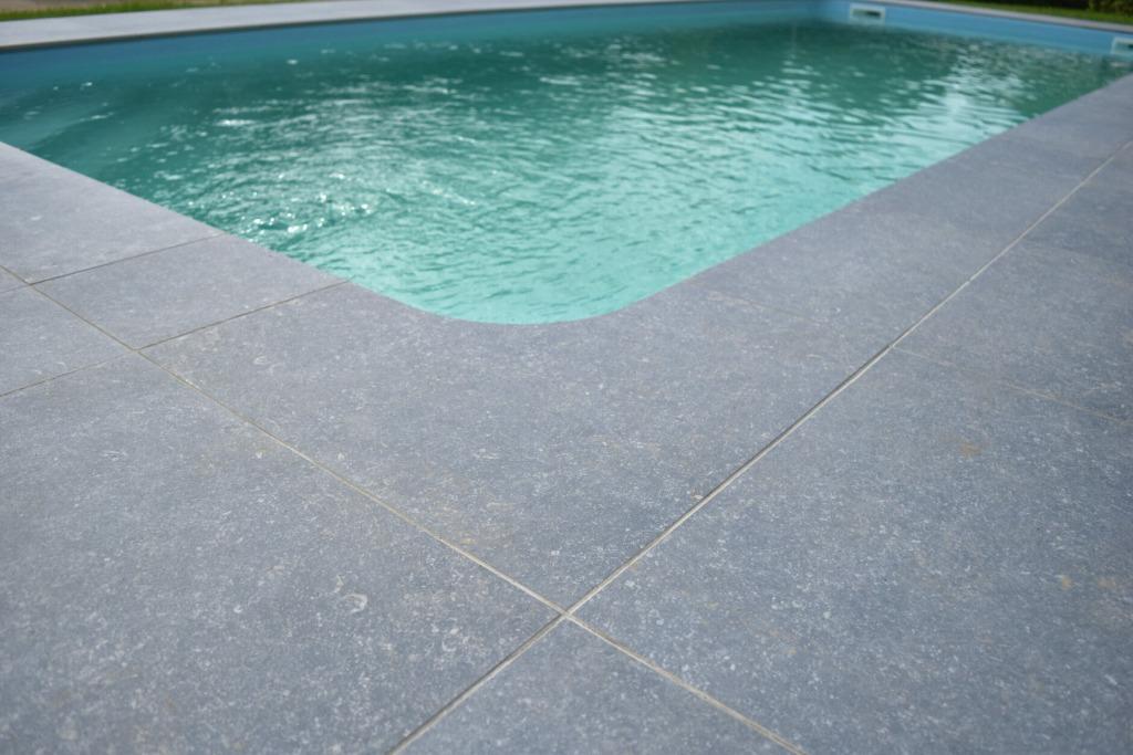 Keramische Terrastegel Pierre Bleue Noir  80x80x2 naturale, Ophalen, Overige materialen, Nieuw, Minder dan 20 cm