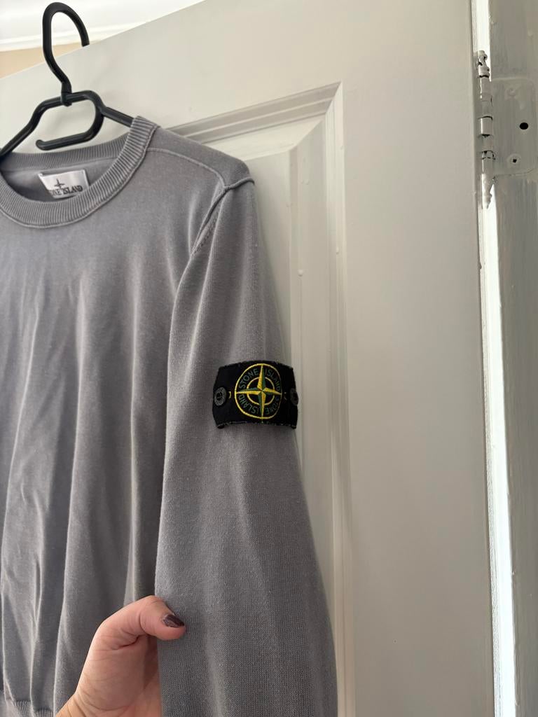 Stone Island Trui - Grijs - Maat S, Ophalen of Verzenden, Zo goed als nieuw, Maat 46 (S) of kleiner, Grijs
