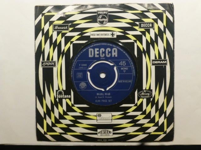 Alan Price Set. Hi-lili, hi-lo. / Take me home., Gebruikt, 7 inch, Single, Ophalen of Verzenden