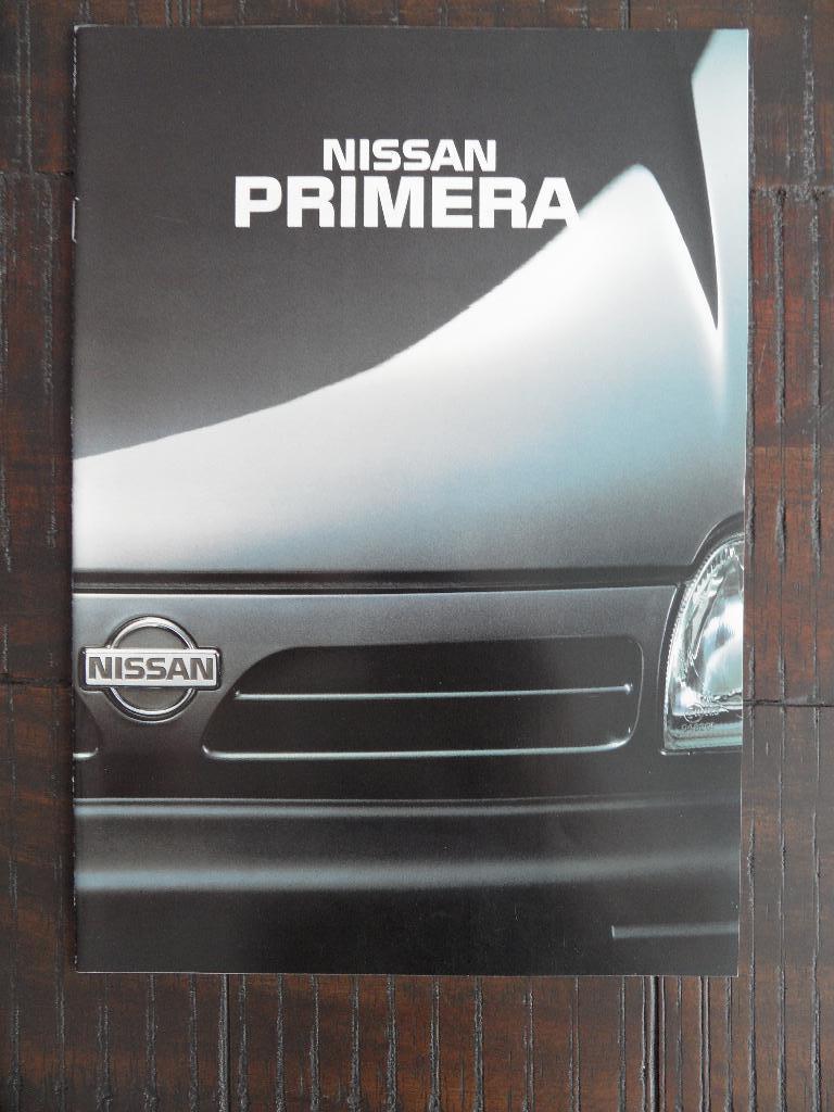 Autofolder : Nissan Primera  1991, Ophalen of Verzenden, Nieuw, Nissan