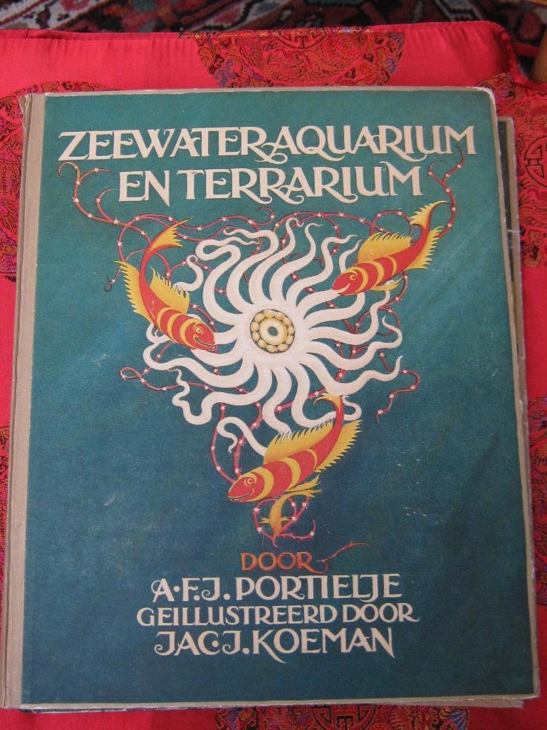 3 Verkade albi, Zeewater aquarium, De bloemen, Paddenstoelen, Antiek en Kunst, Verzenden, Diverse auteurs