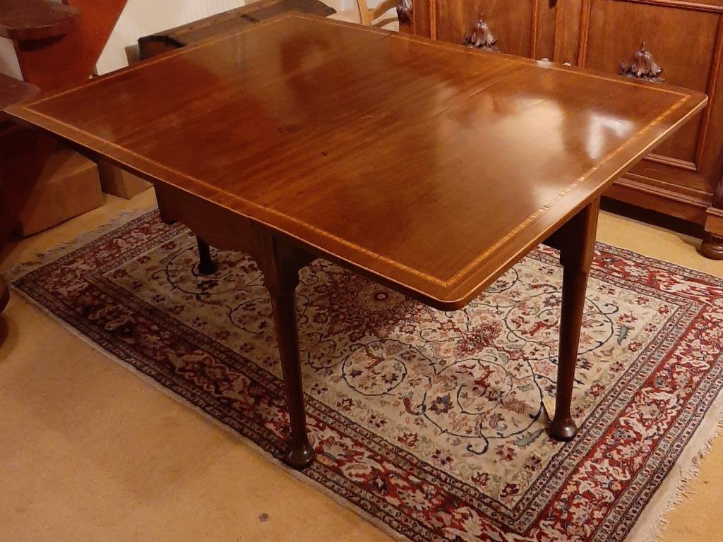 Antieke mahoniehouten hangoortafel, Antiek en Kunst, Antiek | Meubels | Tafels, Ophalen of Verzenden