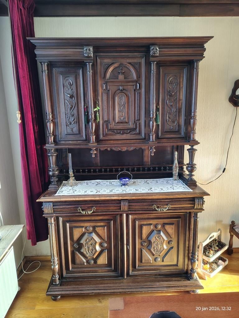 antieke Frans buffet kast/dressoir, Antiek en Kunst, Antiek | Meubels | Kasten, Ophalen