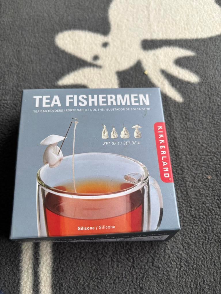 Kikkerland Tea Fishermen Theezakjeshouders - Nieuw in Doos, Ophalen of Verzenden, Nieuw