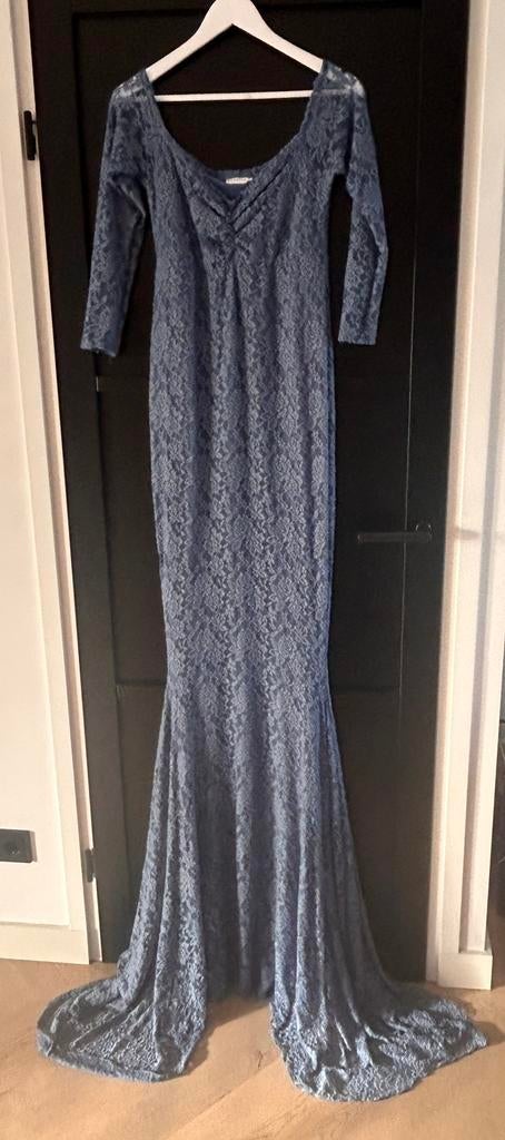 Mii Estilo zwangerschapsjurk spirea denim blue, Kleding | Dames, Positiekleding, Ophalen of Verzenden, Zo goed als nieuw, Blauw