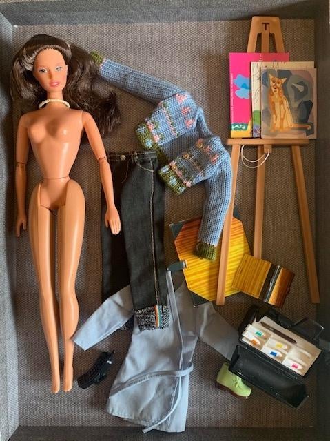 1998 Mattel Generation Girl Artist Lara 20968, Ophalen of Verzenden, Zo goed als nieuw, Fashion Doll