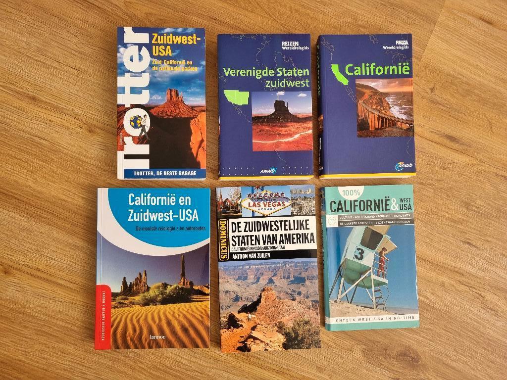 reisgidsen Californië Zuidwest Amerika 6x, Boeken, Reisgidsen, Zo goed als nieuw, Reisgids of -boek, Noord-Amerika, Ophalen