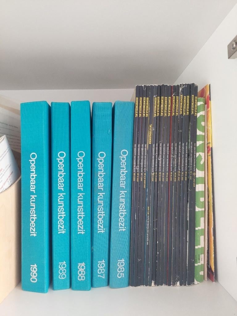 9 jaargangen Kunsttijdschrift Openbaar Kunstbezit Kunstbeeld, Ophalen, Gelezen, Overige typen