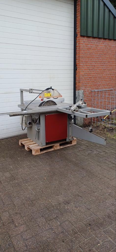 Harwi 130 cirkelzaag / tafelzaag met roltafel, Ophalen, Gebruikt