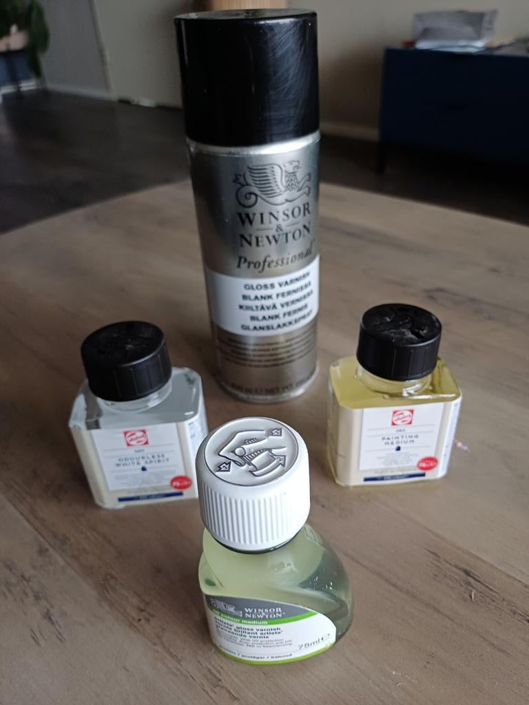 Schildersbenodigdheden: Talens, Winsor&Newton, Varnish, Ophalen of Verzenden, Nieuw, Overige typen