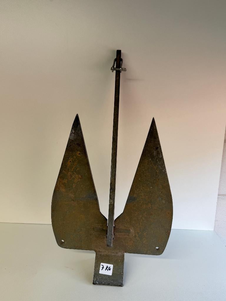 Danforth / French anker 7 kg met harpsluiting, Ophalen of Verzenden, Gebruikt, Overige typen