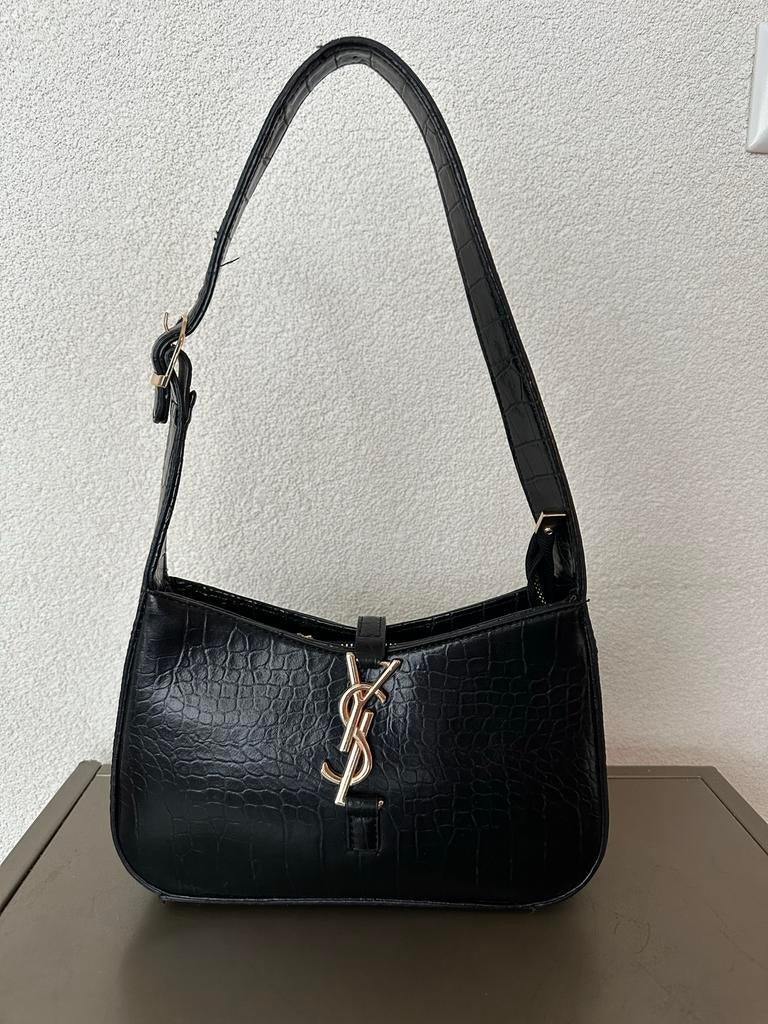 YSL Schoudertas - Stijlvol en Elegant, Sieraden, Tassen en Uiterlijk, Tassen | Damestassen, Zo goed als nieuw, Schoudertasje, Zwart