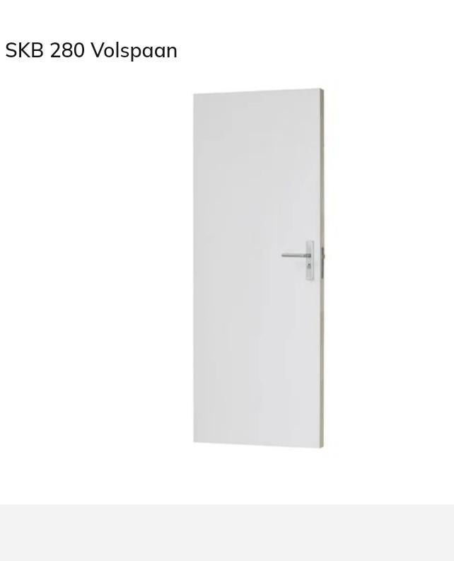 Skantrae SKB 280 Volspaan deuren stomp 93x201.5 88x201.5, Ophalen, 80 tot 100 cm, Binnendeur, Zo goed als nieuw