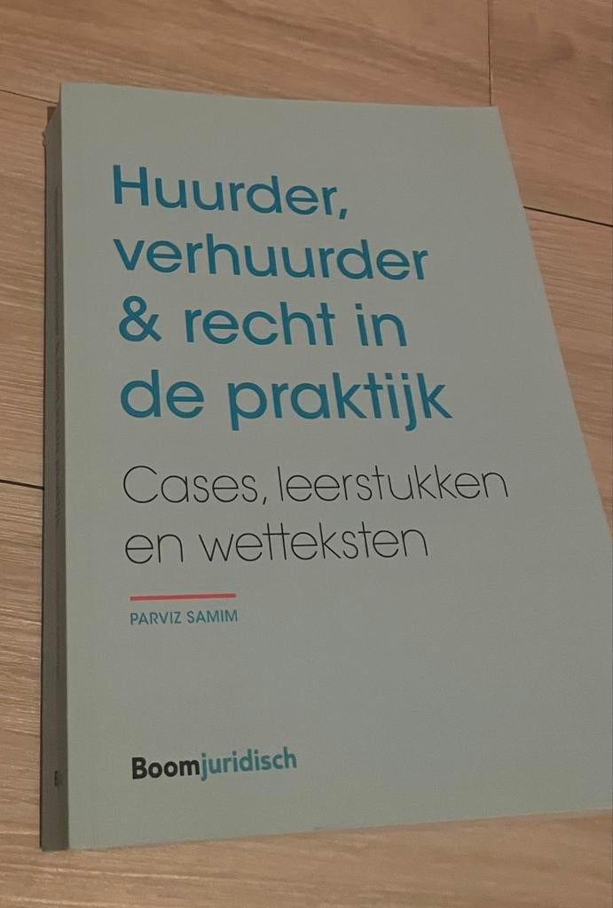 Huurder, verhuurder en recht in de praktijk, Boeken, Studieboeken en Cursussen, Ophalen of Verzenden, Alpha, Zo goed als nieuw