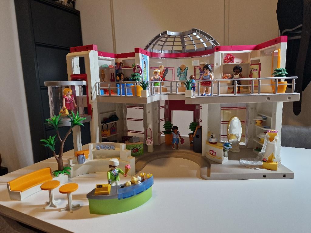 Playmobil Winkelcentrum 5485, Ophalen of Verzenden, Zo goed als nieuw, Complete set