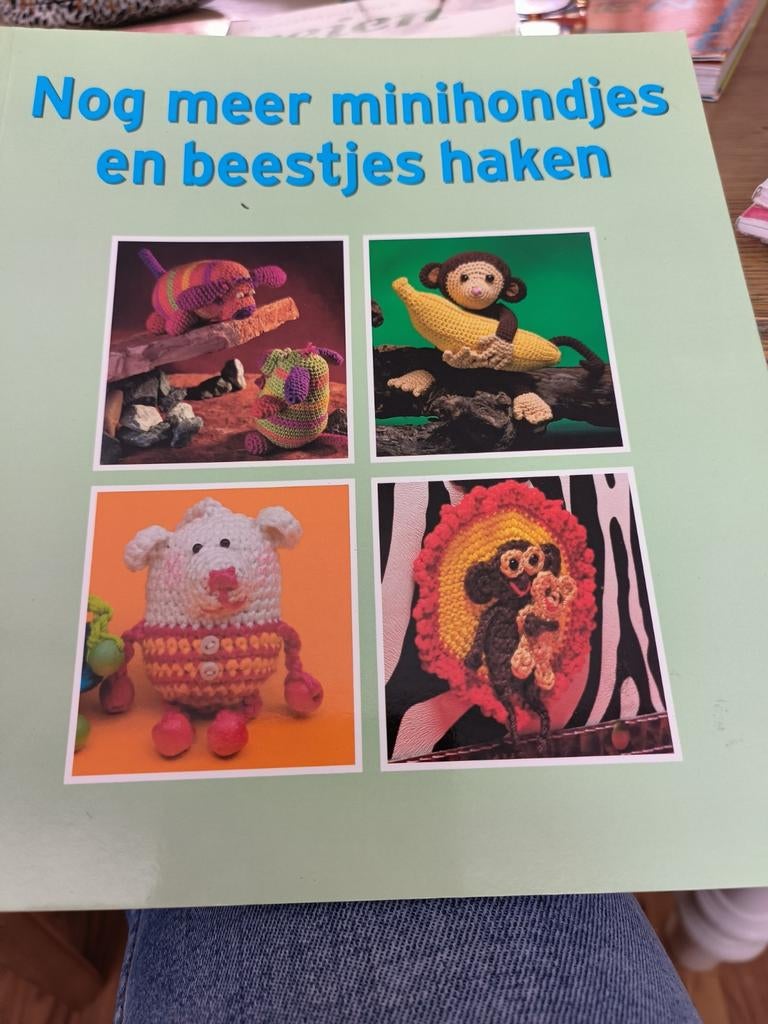Nog meer minihondjes en beestjes haken - haakboek, Hobby en Vrije tijd, Breien en Haken, Ophalen of Verzenden, Zo goed als nieuw