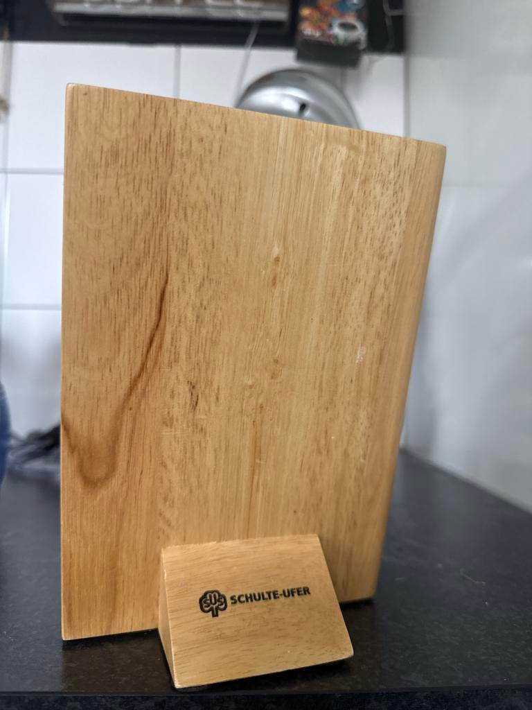 Houten Messenblok - Gratis!, Ophalen, Gebruikt