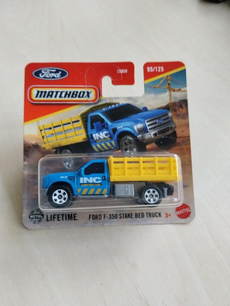 Matchbox Ford F-350 stake bed, Ophalen of Verzenden, Nieuw, Auto