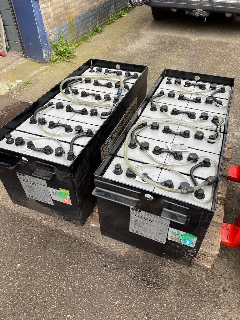 Accupakket 24v 480ah 2 stuks Zonneopslag thuisbatterij enz, Auto-onderdelen, Accu's en Toebehoren, Gebruikt, Ophalen