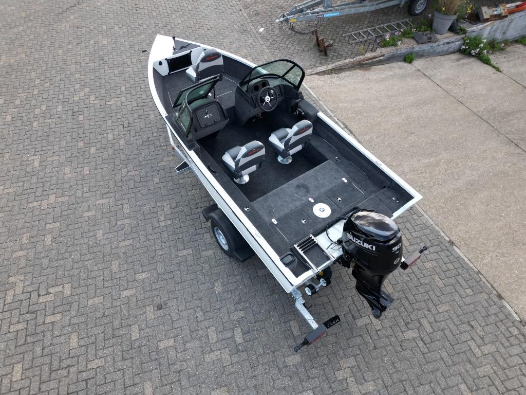 Nieuwe Kimple Bow Rider 165 visboot, Ophalen, 70 pk of meer, Nieuw, Aluminium