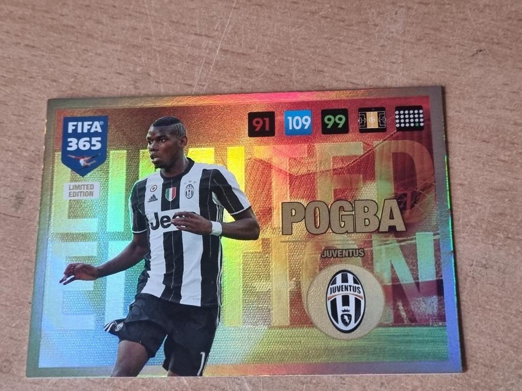 Panini Adrenalyn xl Fifa 365 2019 Limited Edition Pogba, Ophalen of Verzenden, Zo goed als nieuw, Plaatje