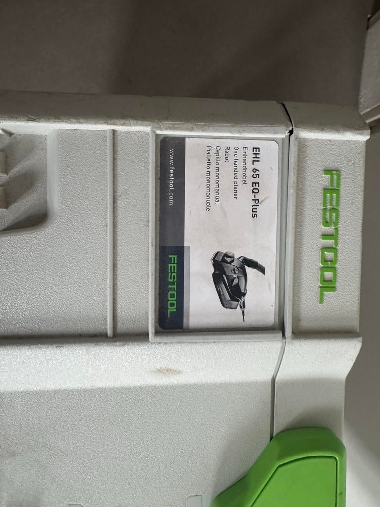 Festool EHL 65 schaafmachine, Ophalen, Gebruikt
