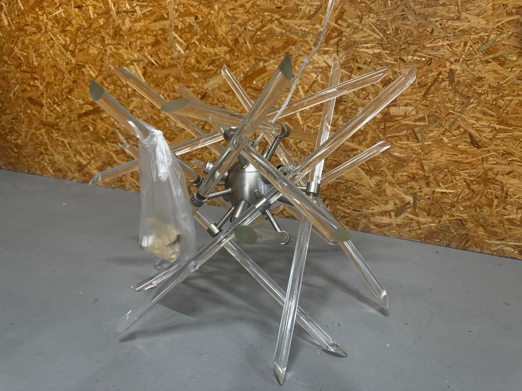 Hanglamp 'Mikado' (Younic) – Space Age/Sputnik stijl - ReK4, Ophalen, Zo goed als nieuw, X, Metaal