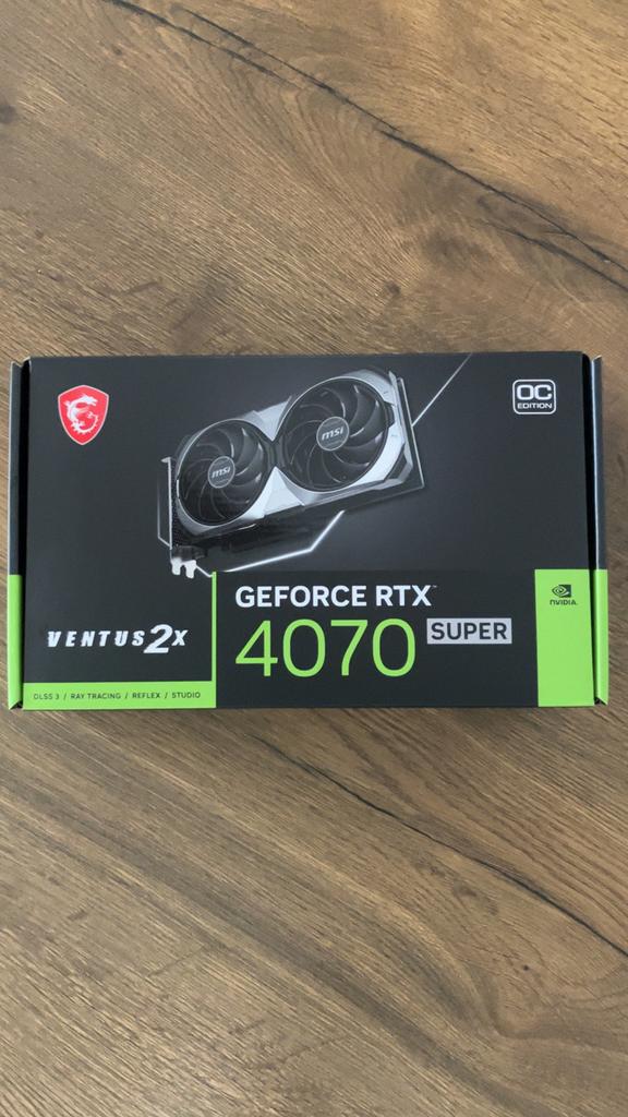 *NIEUW* NVIDIA GeForce RTX 4070 SUPER 12GB videokaart, GDDR6, PCI-Express 4, Nieuw, Ophalen of Verzenden