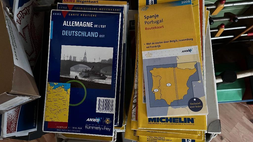 Vele en diverse Wegenkaarten op te halen, Ophalen, 1800 tot 2000, Frankrijk, Landkaart