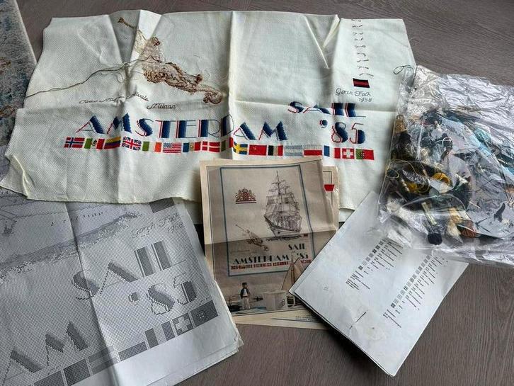 Borduurwerk Sail Amsterdam, Ophalen of Verzenden, Zo goed als nieuw, Patroon