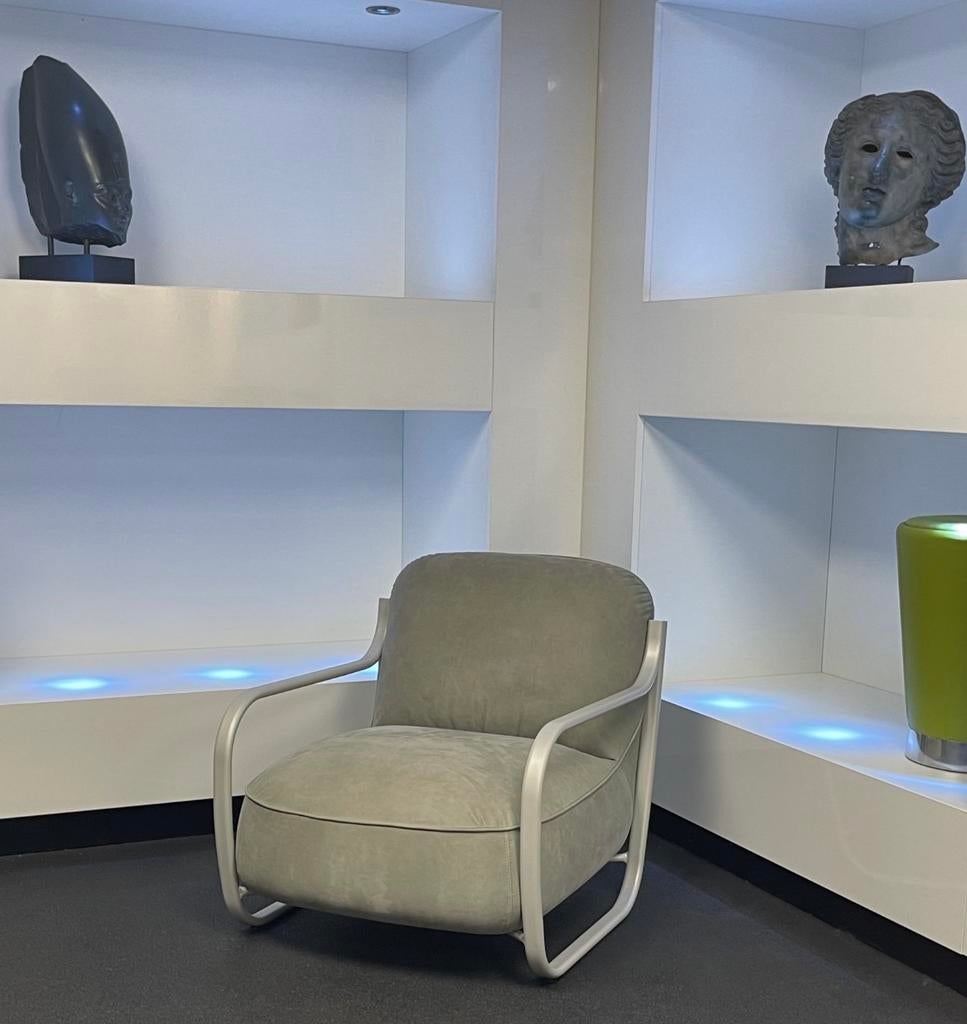 Pode chap fauteuil showmodel, Ophalen, Zo goed als nieuw, Leer