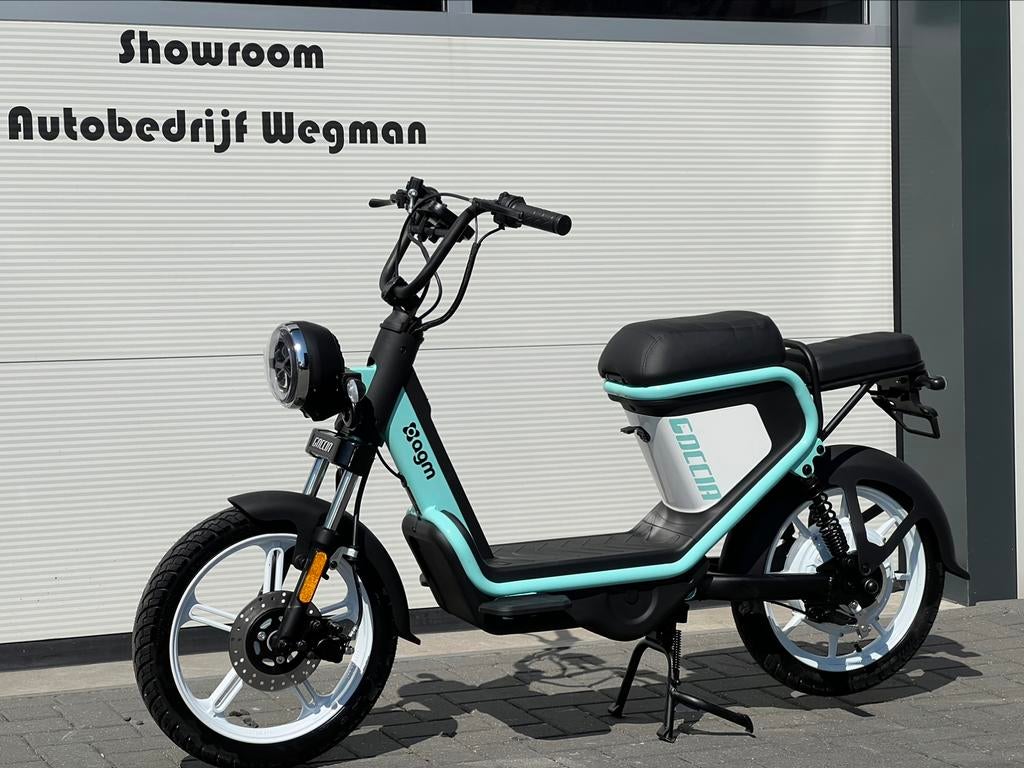 AGM Goccia GEV1200-25km-30Ah Turquoise elektrische brommer, Nieuw, Tomos