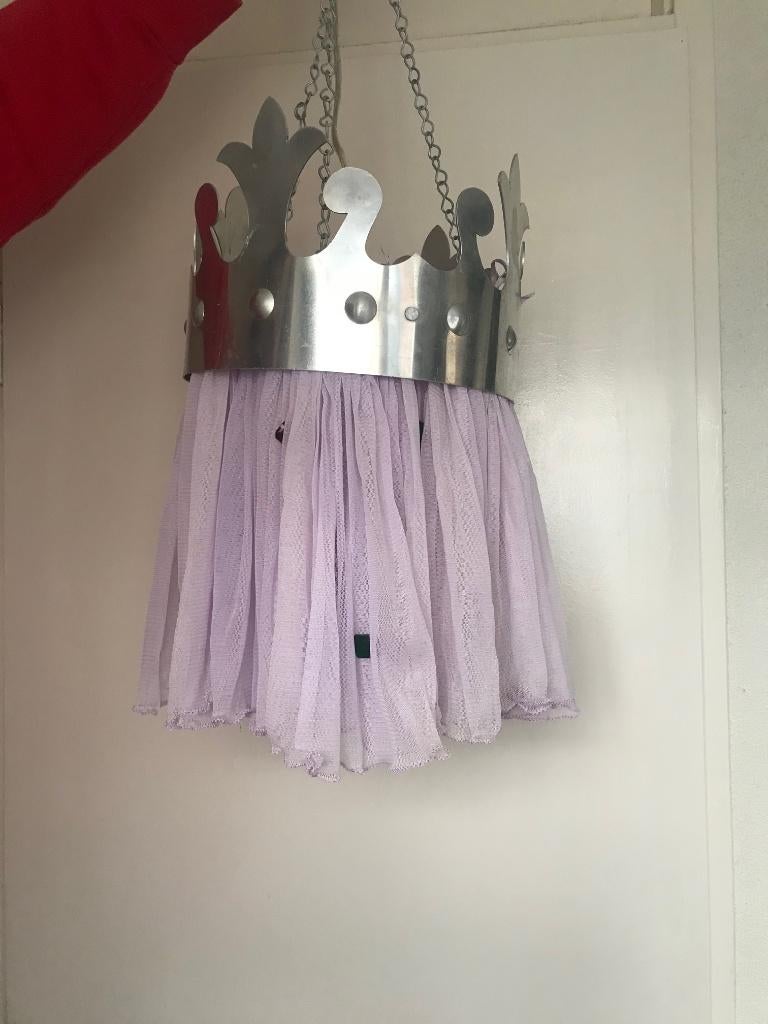 Prinsessen hanglamp Kroon, Kinderen en Baby's, Kinderkamer | Inrichting en Decoratie, Ophalen of Verzenden, Zo goed als nieuw