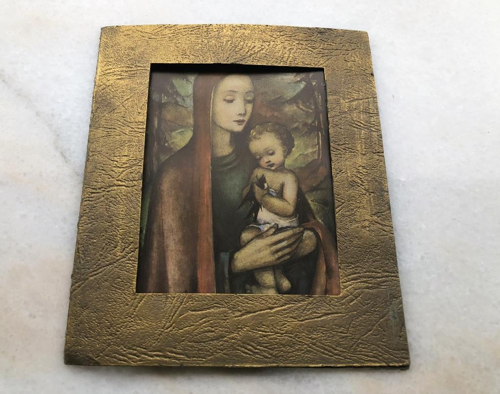 Oude Kaart Hummel Madonna met Kind, Verzamelen, Ophalen of Verzenden, 1960 tot 1980, Overige thema's