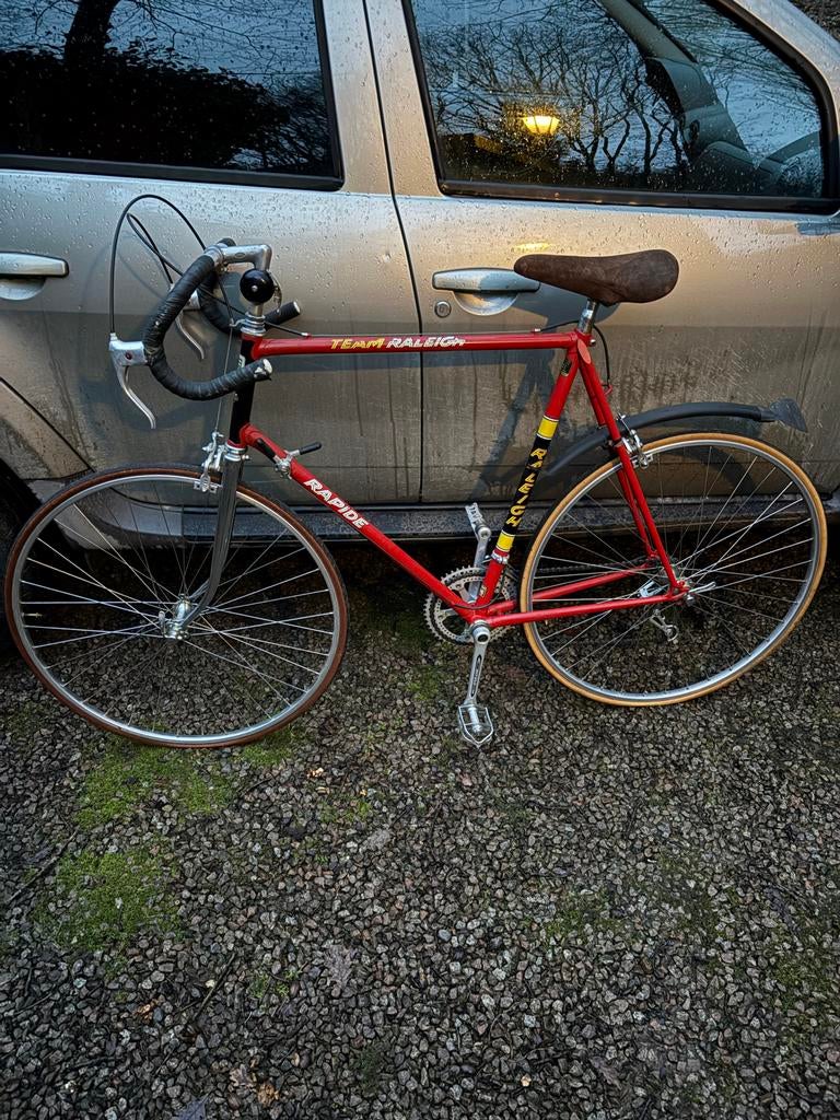 Oldtimer Racefiets Team Raleigh, 51 tot 55 cm, Ophalen, Jaren '60 of nieuwer