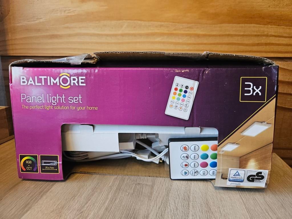 Baltimore Panel Light Set - Nieuw in doos!, Led-lamp, Minder dan 30 watt, Nieuw, Modern
