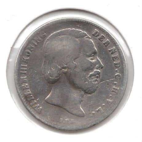 Nederland halve gulden 1857 Willem 3, ½ gulden, Koning Willem III, Zilver, Ophalen of Verzenden