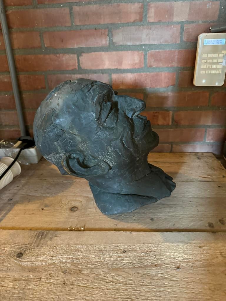 Bronzen buste in nette staat, Ophalen of Verzenden