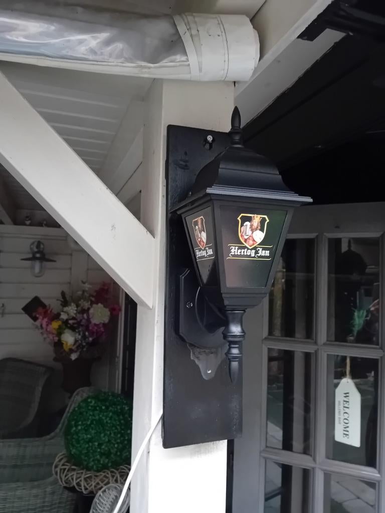 Leuke Hertog-Jan lantaarn Leuk voor in de Mancave, Ophalen of Verzenden, Netvoeding, Minder dan 50 watt
