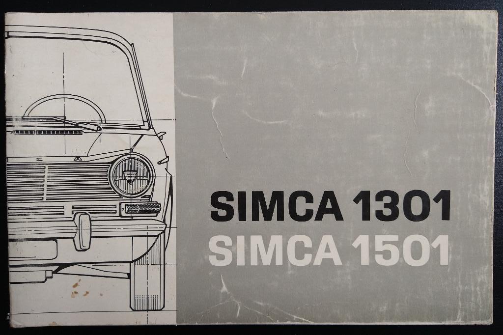 Simca 1301/1501 instructieboekje, Auto diversen, Ophalen of Verzenden