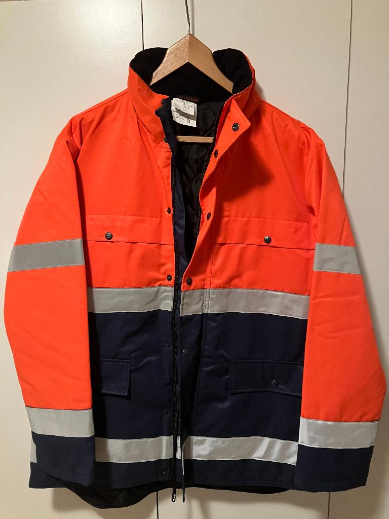 Havep parka doorwerkjas oranje/blauw, Kleding | Heren, Jassen | Winter, Ophalen, Maat 52/54 (L), Havep, Oranje