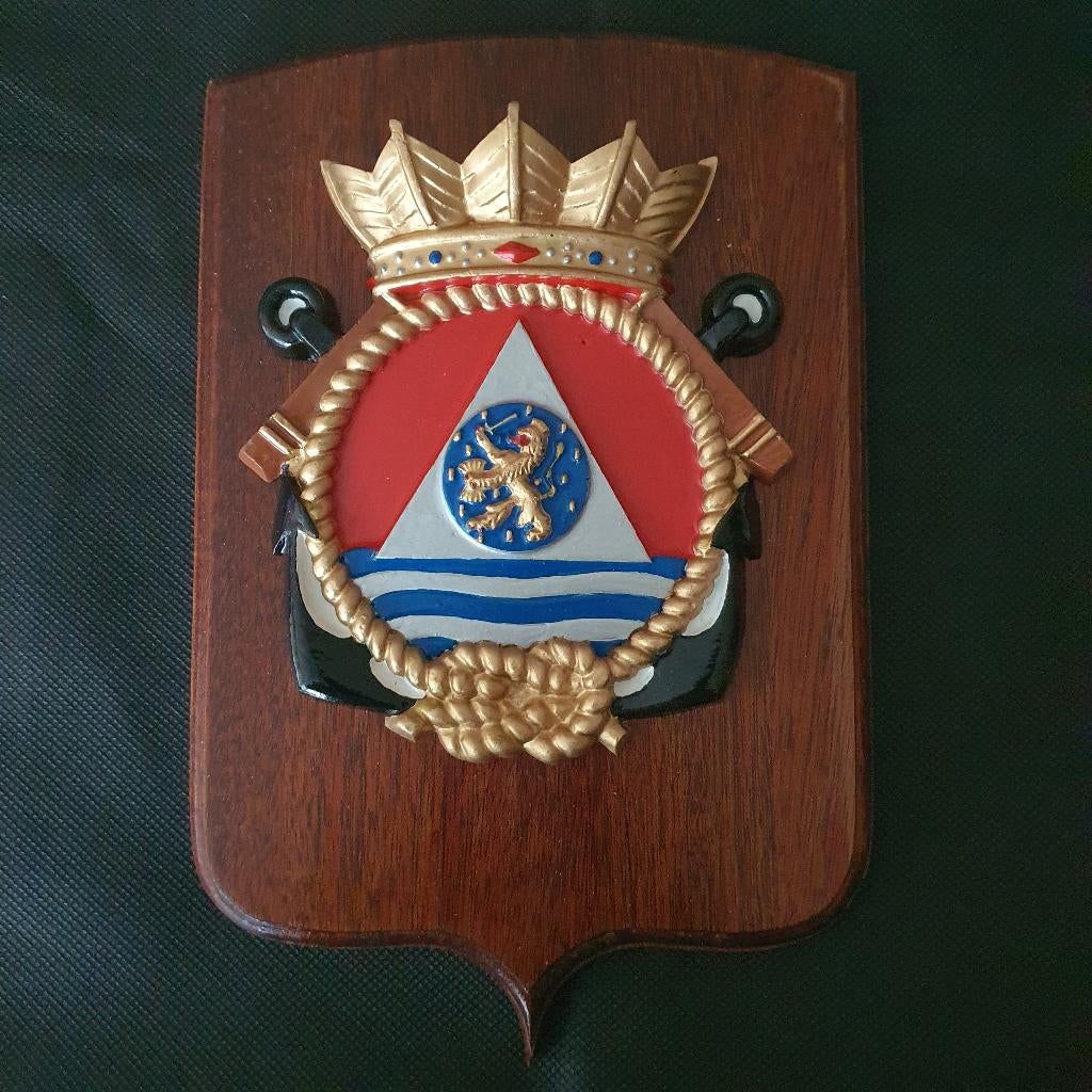 Wapenschild DPKM, Ophalen of Verzenden, Marine, Nederland, Embleem of Badge